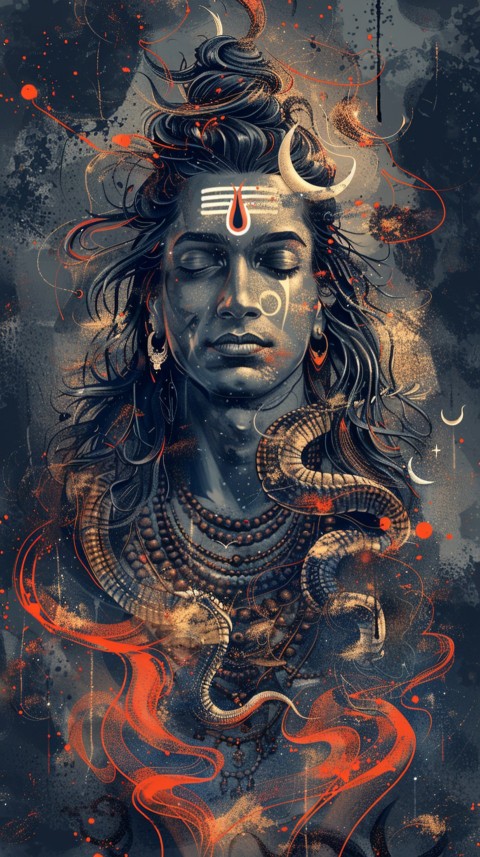 Mahadev Shiva Lord Hara Hindu Aesthetic (321)