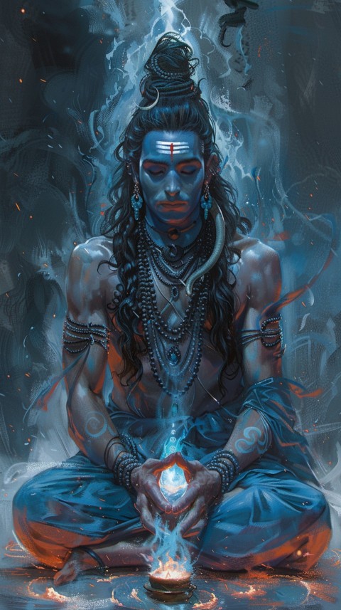 Mahadev Shiva Lord Hara Hindu Aesthetic (330)