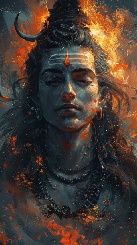 Mahadev Shiva Lord Hara Hindu Aesthetic (350)