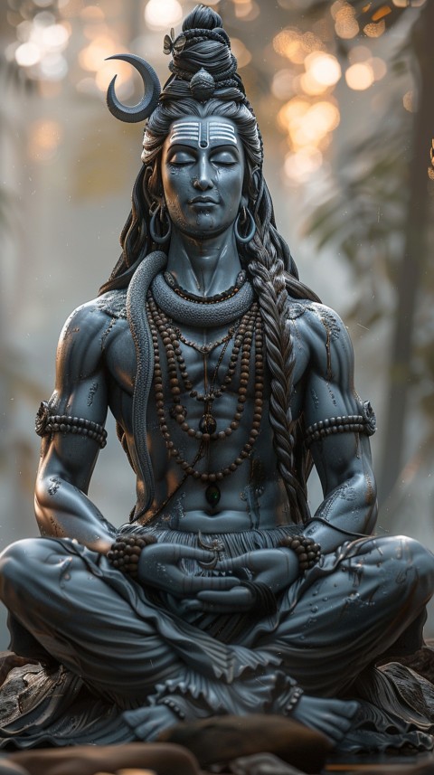 Mahadev Shiva Lord Hara Hindu Aesthetic Artwork Design (46)