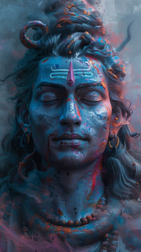 Mahadev Shiva Lord Hara Hindu Aesthetic Artwork Design (51)