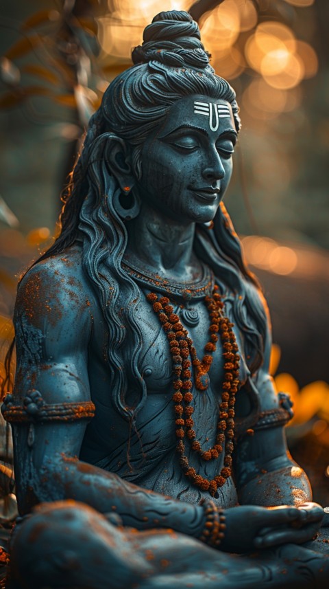 Mahadev Shiva Lord Hara Hindu Aesthetic Artwork Design (57)