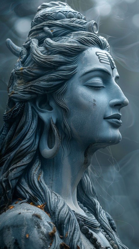 Mahadev Shiva Lord Hara Hindu Aesthetic Artwork Design (68)