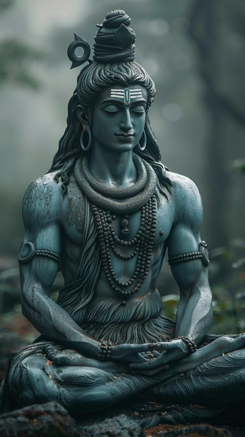 Mahadev Shiva Lord Hara Hindu Aesthetic Artwork Design (74)