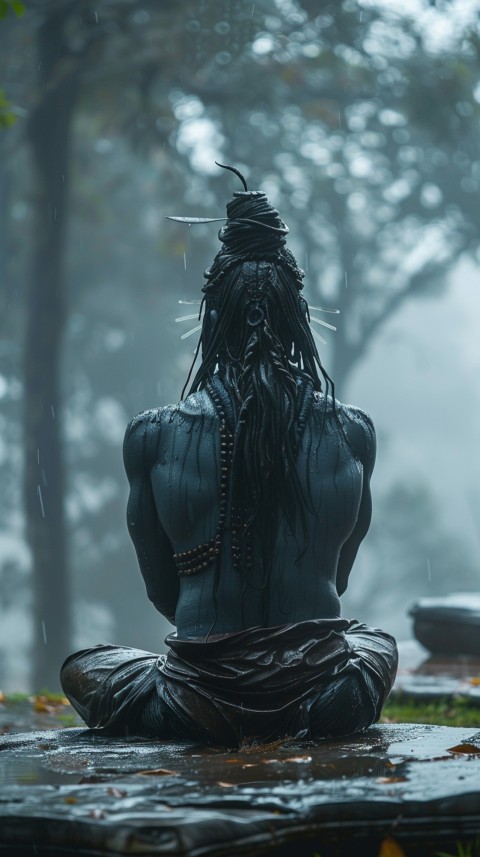 Mahadev Shiva Lord Hara Hindu Aesthetic Artwork Design (99)