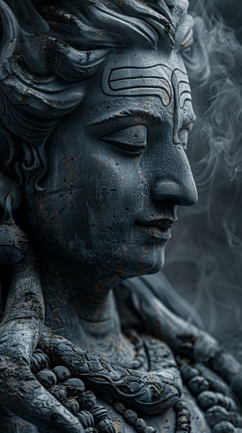 Mahadev Shiva Lord Hara Hindu Aesthetic Artwork Design (153)