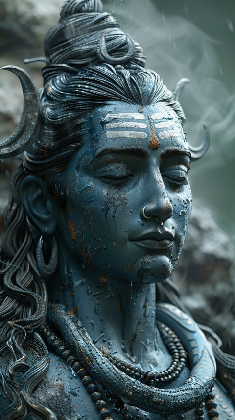 Mahadev Shiva Lord Hara Hindu Aesthetic Artwork Design (175)