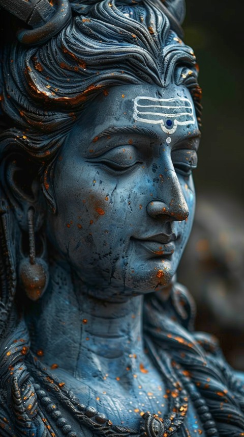 Mahadev Shiva Lord Hara Hindu Aesthetic Artwork Design (217)