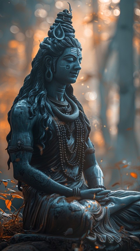 Mahadev Shiva Lord Hara Hindu Aesthetic Artwork Design (209)