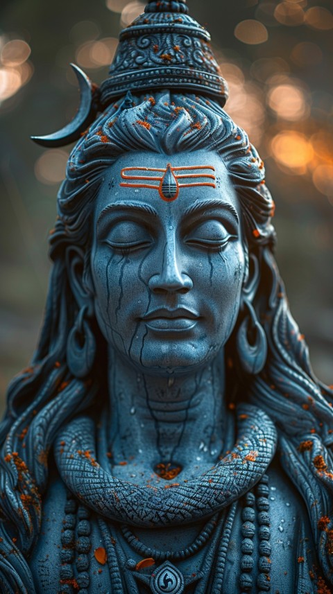 Mahadev Shiva Lord Hara Hindu Aesthetic Artwork Design (232)