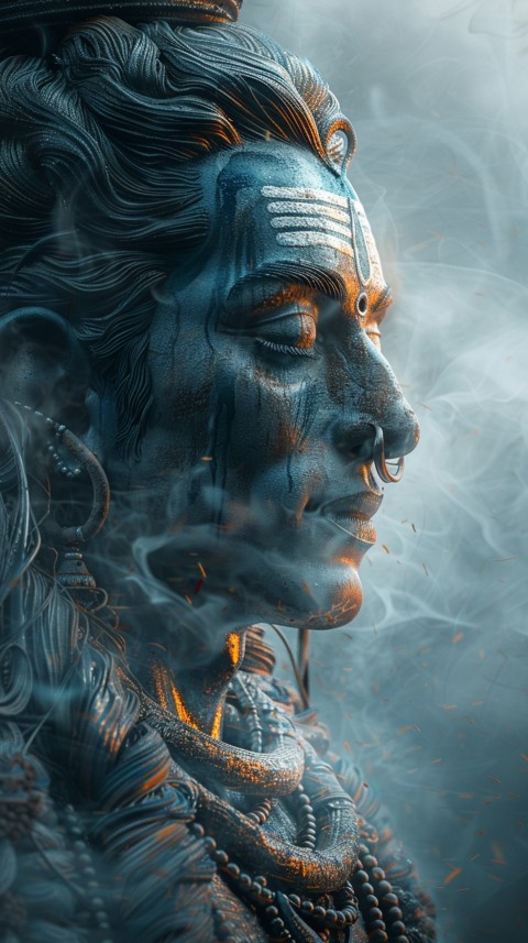 Mahadev Shiva Lord Hara Hindu Aesthetic Artwork Design (221)