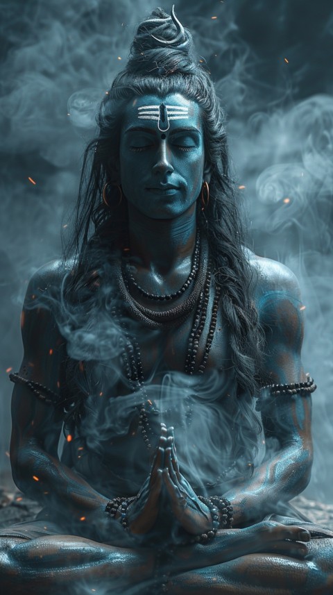 Mahadev Shiva Lord Hara Hindu Aesthetic Artwork Design (257)