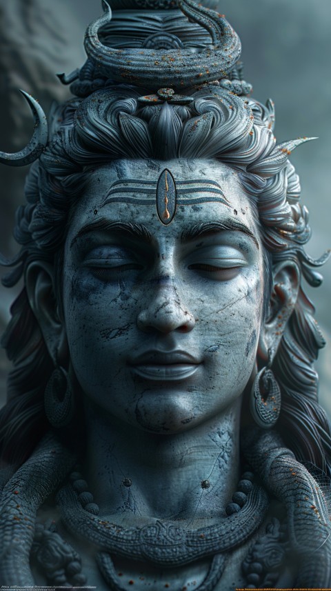 Mahadev Shiva Lord Hara Hindu Aesthetic Artwork Design (280)