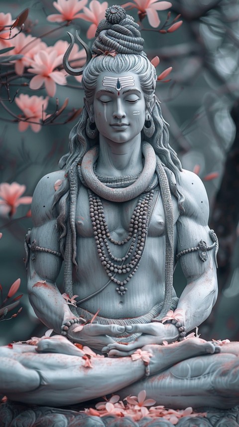 Mahadev Shiva Lord Hara Hindu Aesthetic Artwork Design (330)