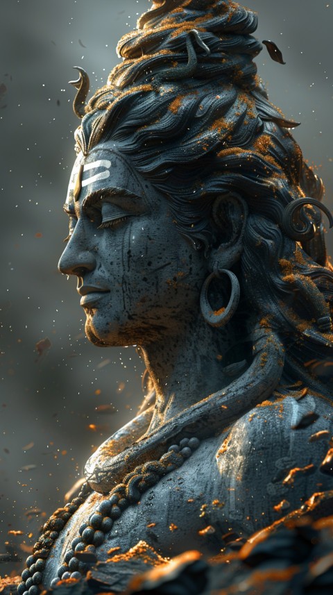 Mahadev Shiva Lord Hara Hindu Aesthetic Artwork Design (331)