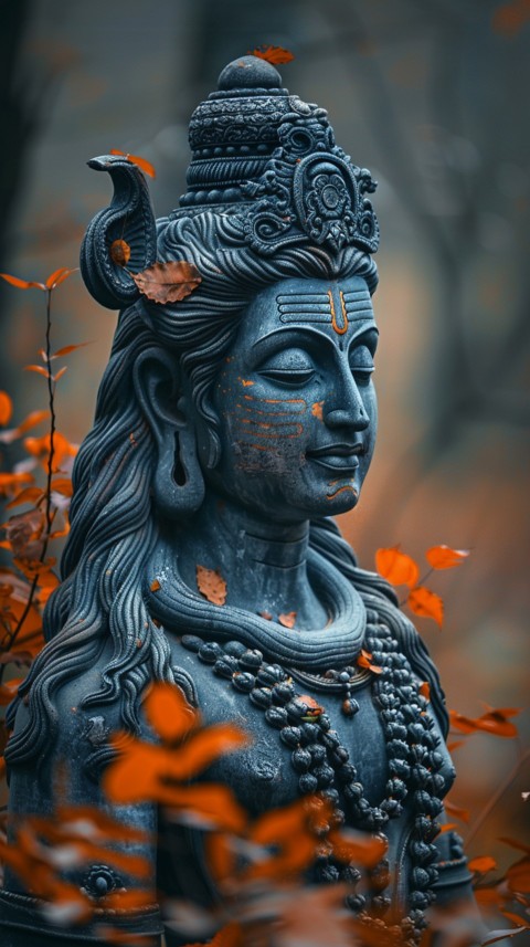 Mahadev Shiva Lord Hara Hindu Aesthetic Artwork Design (342)