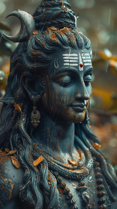 Mahadev Shiva Lord Hara Hindu Aesthetic Artwork Design (353)