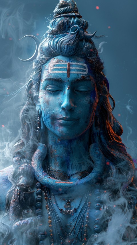 Mahadev Shiva Lord Hara Hindu Aesthetic Artwork Design (334)