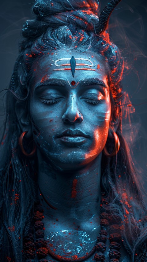 Mahadev Shiva Lord Hara Hindu Aesthetic Artwork Design (339)