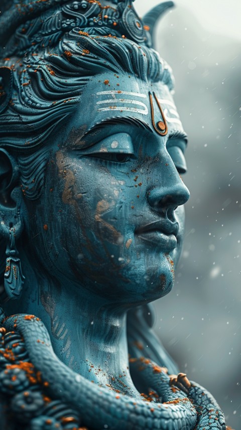 Mahadev Shiva Lord Hara Hindu Aesthetic Artwork Design (388)