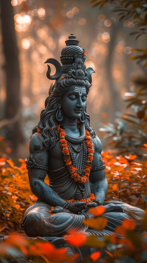 Mahadev Shiva Lord Hara Hindu Aesthetic Artwork Design (394)