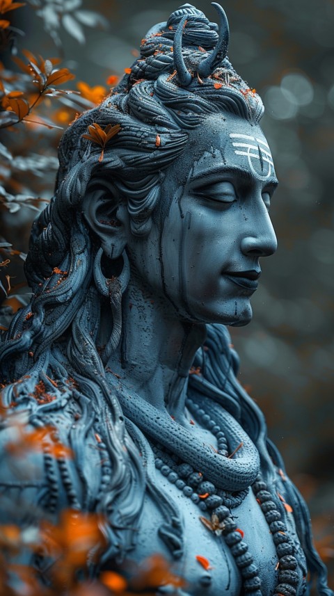 Mahadev Shiva Lord Hara Hindu Aesthetic Artwork Design (421)