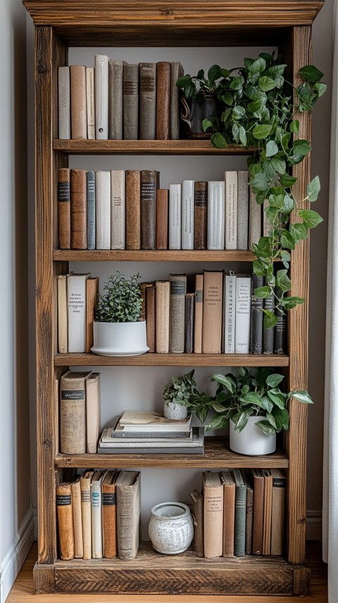 Neat Bookshelf with Minimal Decor – Feminine Blogger Aesthetic (20)