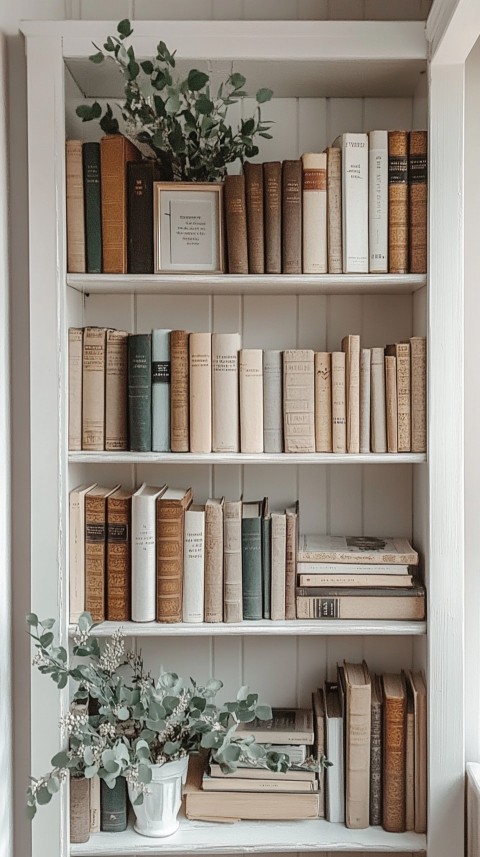 Neat Bookshelf with Minimal Decor – Feminine Blogger Aesthetic (32)