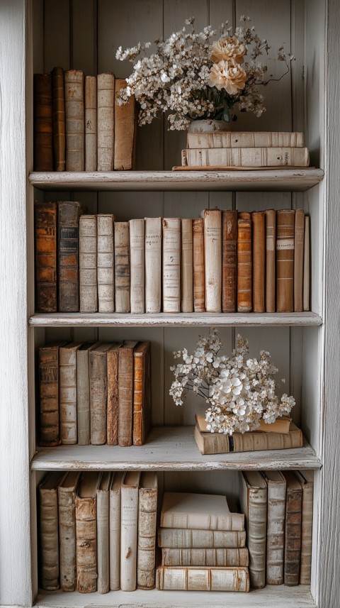 Neat Bookshelf with Minimal Decor – Feminine Blogger Aesthetic (53)