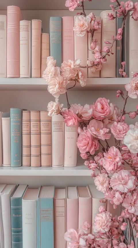 Neat Bookshelf with Minimal Decor – Feminine Blogger Aesthetic (78)