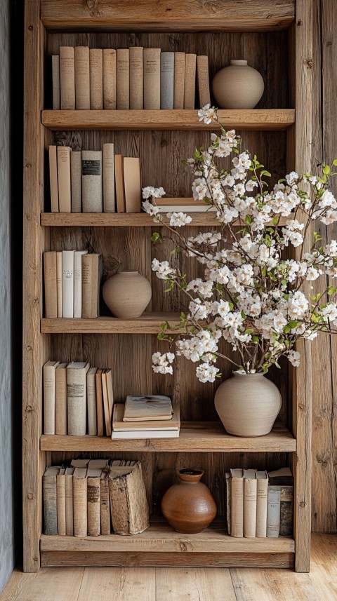 Neat Bookshelf with Minimal Decor – Feminine Blogger Aesthetic (127)