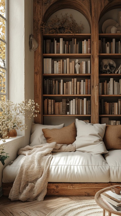 Neat Bookshelf with Minimal Decor – Feminine Blogger Aesthetic (348)